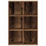 vidaXL Bibliothèque/Buffet vieux bois 66x30x98 cm bois d'ingénierie