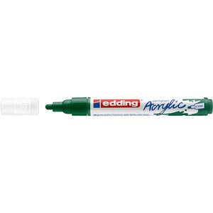 Marqueur acrylique moyen 5100 vert mousse 2-3 mm x 10 EDDING