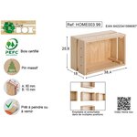 Caisse en pin massif modulable home box petite