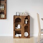 vidaXL Buffet Bois ancien 59 x 35 x 80 5 cm Bois d'ingénierie