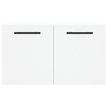 vidaXL Armoire murale Blanc 60x36 5x35 cm Bois d'ingénierie