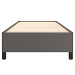 vidaXL Cadre de lit sans matelas gris 90x200 cm similicuir