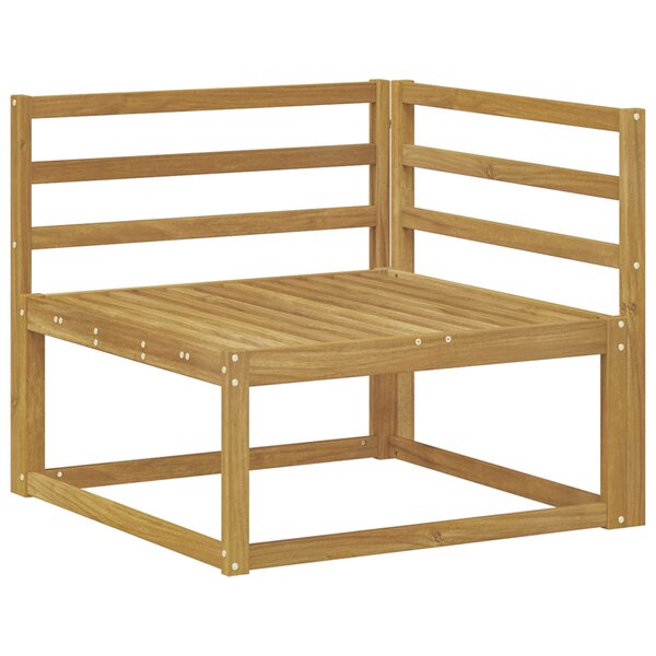 vidaXL Canapé d'angle extérieur Blanc 83 x 83 x 73 cm
