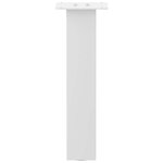 vidaXL Pieds de table basse 4 pièces Blanc 42 cm Acier