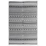vidaXL Tapis d'extérieur ARAKIL Noir 140x200 cm PP