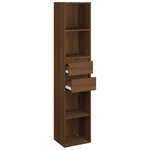 vidaXL Bibliothèque Chêne marron 36x30x171 cm Bois d'ingénierie