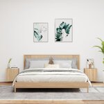 vidaXL Meubles TV muraux 2 Pièces chêne sonoma 40 5x30x40 cm