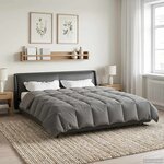 vidaXL Duvet d'hiver 200 x 220 cm Hiver Microfibre (100  polyester)