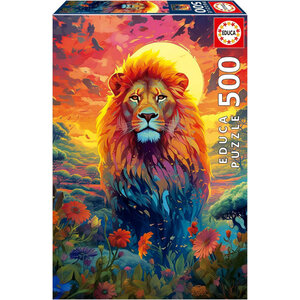 Puzzle - Le lion majestueux - 500 pièces - Dès 11 ans - 34x48cm - Educa