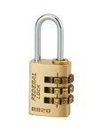 THIRARD - Cadenas à combinaison RB  laiton  3 chiffres  intérieur  anse acier  20mm