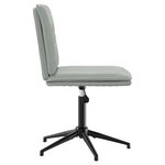 vidaXL Chaises à manger lot de 4 Gris clair Velours