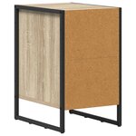 vidaXL Table de chevet 2 Pièces Sonoma 39 5 x 30 x 50 cm