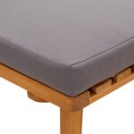 vidaXL Lit de repos de jardin 200x65 cm Bois d'acacia solide