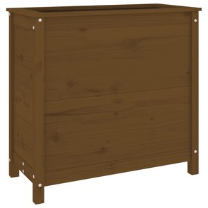 vidaXL Jardinière marron miel 82 5x40x78 cm bois massif de pin