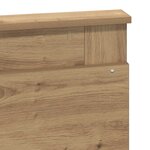 vidaXL Tête de lit Chêne artisanal 120 cm Bois d'ingénierie