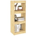 vidaXL Bibliothèque/Séparateur de pièce 40x30x103 5 cm pin massif
