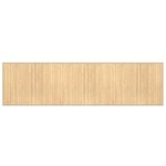 vidaXL Tapis rectangulaire naturel clair 80x300 cm bambou