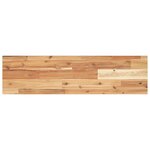 vidaXL Étagères flottantes 2 Pièces 80x20x2 cm acacia massif à l'huile