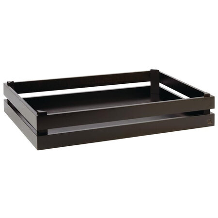 Caisse de présentation pour buffet noire - gn 1/1 - aps -  - bois