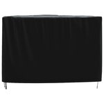 vidaXL Housse de salon de jardin noir 172x113x73 cm imperméable 420D