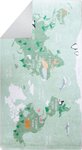 Tapis enfant MONDE 100 x 160 cm - Vert