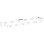 vidaXL Dessus de table 180x40x2 5 cm rectangulaire bois massif acacia