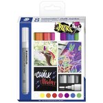 Lumocolor Marqueur à la craie chalk marker  étui de 8 STAEDTLER