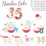 Kit Number cake Idéal pour faire un gâteau d'anniversaire