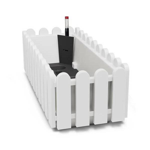 Jardiniere Landhaus Aqua Comfort 50 cm x 20 cm x 16 cm - Blanc