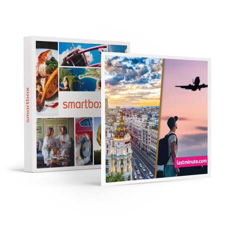 SMARTBOX - Coffret Cadeau 3 jours en hôtel étoilé ou maison d'hôtes en Europe et carte-cadeau vol pour 2 personnes -  Multi-thèmes