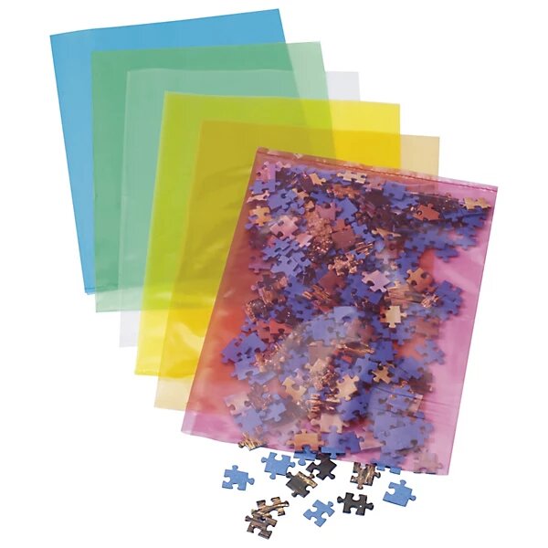 Sachet plastique jaune translucide 80 microns 22 5x33 cm (lot de 1000)