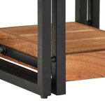 vidaXL Table de nuit 30x30x40 cm en bois d'acacia massif