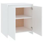 vidaXL Buffet Blanc 70x41x75 cm Bois d'ingénierie