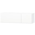 vidaXL Meubles TV 2 Pièces bois d’ingénierie 120x40x34 cm Blanc brillant