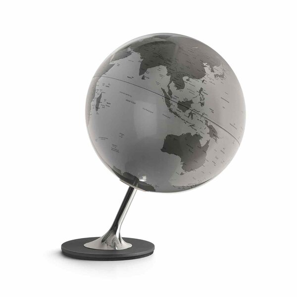 Globe terrestre Anglo Ø 25 cm - Argent métal