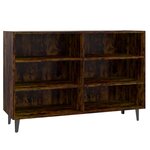 vidaXL Buffet Chêne fumé 103 5x35x70 cm Bois d'ingénierie