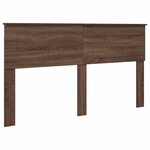 vidaXL Tête de lit Chêne brun 160 cm Bois d'ingénierie
