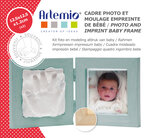 Kit moulage empreinte de bébé + Cadre photo 125 x 125 mm