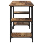 vidaXL Bureau Bois Ancien 140 x 50 x 75 cm Bois d'ingénierie
