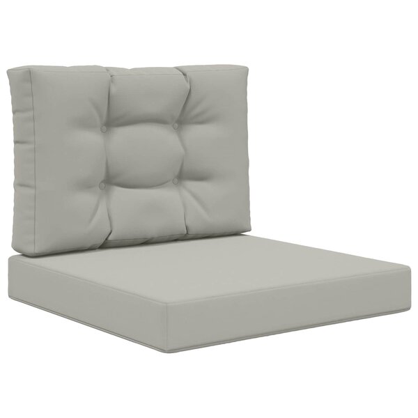vidaXL Coussin de canapé d'extérieur Polyester Gris 60 x 60 cm