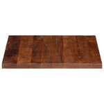 vidaXL Dessus de table 70x70x3 8 cm carré bois massif de récupération