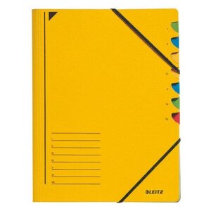 Classeur trieur format A4 7 compartiments jaune LEITZ
