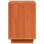 vidaXL Cabinet de chevet avec tiroir 2 Pièces Cire marron 60 x 34 x 51 cm