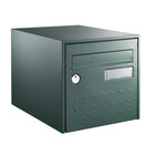Boîte aux lettres STEELBOX Double Face normalisée - Vert 6005 - Decayeux