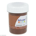 Poudre relief à embosser cuivrée 40ml