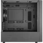 COOLER MASTER NR400 Boîtier PC Gaming (Micro-ATX, 1xFenetre verre trempé, 2xVentilateurs 120mm) - Noir