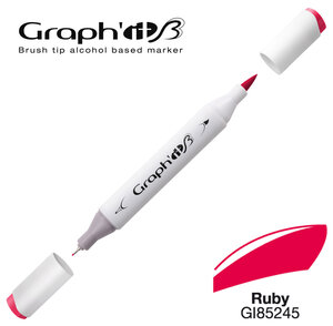 Marqueur manga à l'alcool Graph'it Brush 5245 Ruby