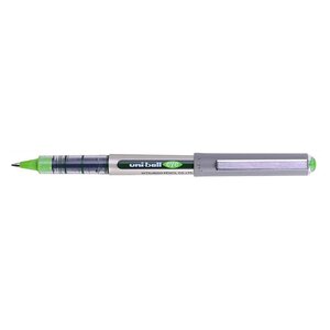 Roller encre liquide EYE UB157 pointe moyenne 0 7mm vert clair UNI-BALL