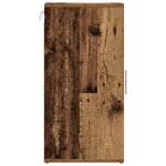 vidaXL Armoire à chaussures vieux bois 32x35x70 cm bois d'ingénierie