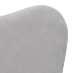 vidaXL Canapé-lit pour enfants gris clair peluche douce